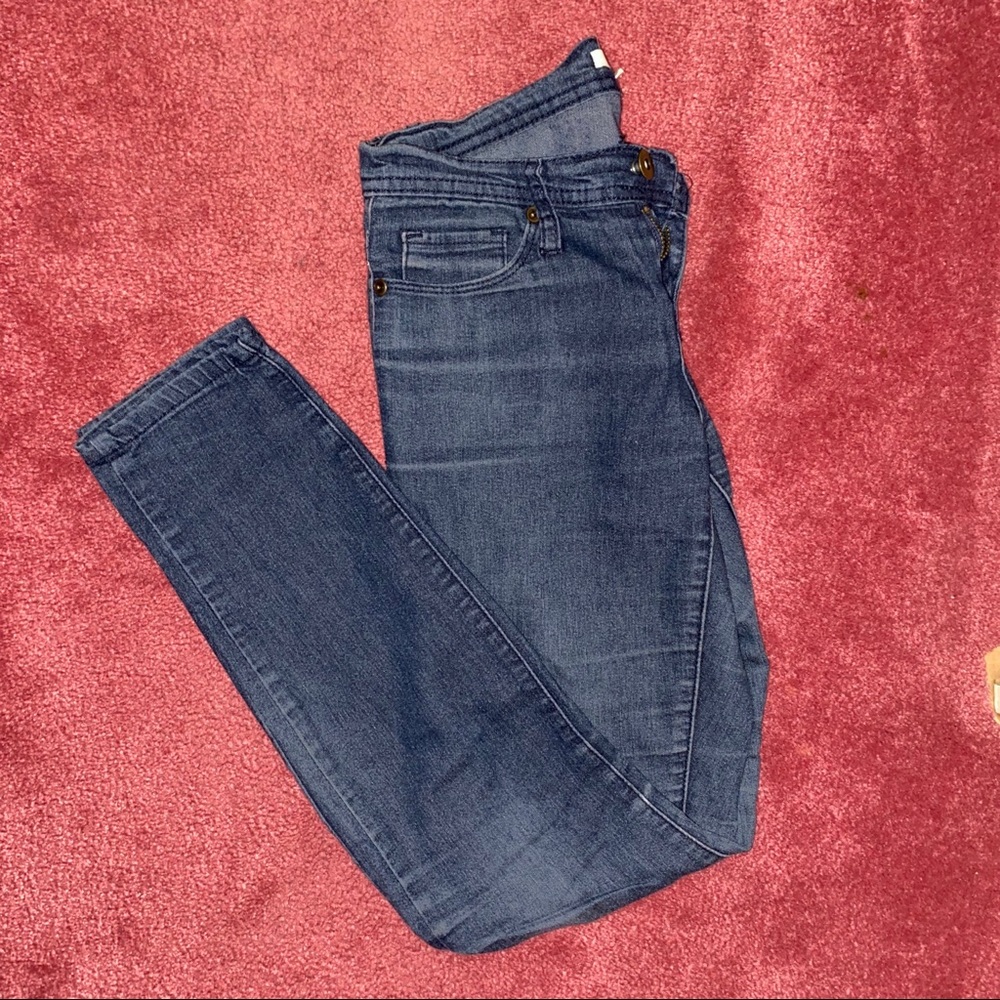 Forever 21 Dark Navy Blue Denim Skinny Jeans Sz:24